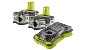 RYOBI Starter Kit - 2 Batteria 18V 5.0Ah + Caricatore